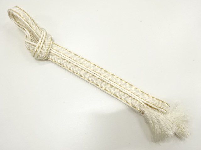 JAPANESE KIMONO / HANDTIED OBIJIME CORD 
